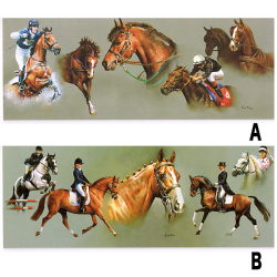 英国乗馬協会　乗馬／競馬　メッセージカード　２種類