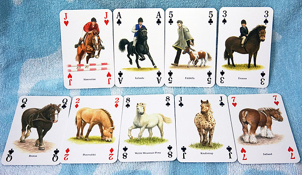 ヘリテイジ社　馬トランプ　Horses & Ponies of the World